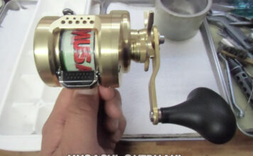 シマノ 22 オシアコンクエスト 300HG 右 (044440) メンテナンス修理写真