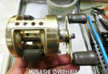 シマノ カルカッタ100XT (RH383) メンテナンス修理写真