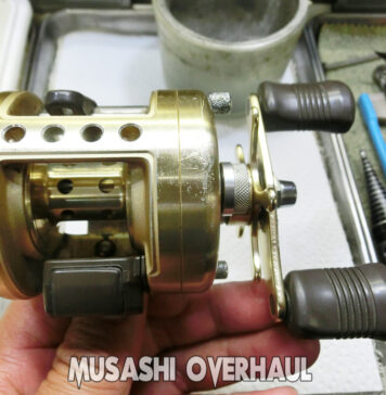 シマノ カルカッタ100XT (RH383) メンテナンス修理写真