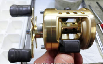 シマノ カルカッタ101XT RH384 (01263) メンテナンス修理写真