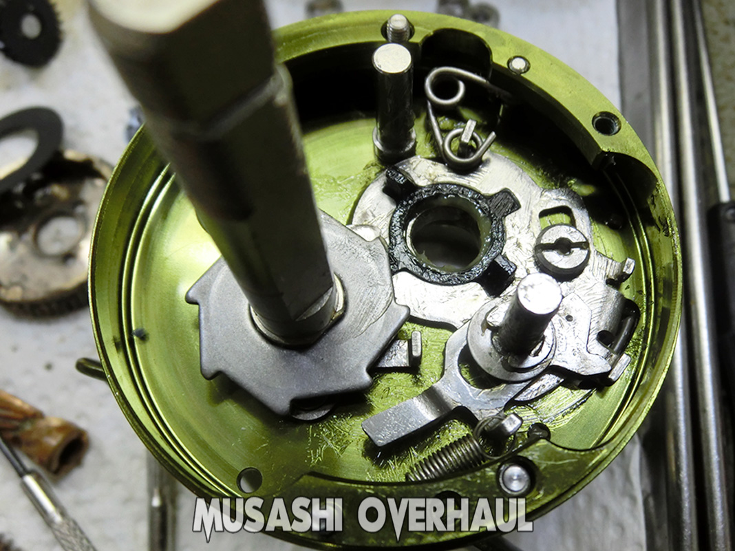 16 daiwa millionare cvz 103 club green 00613829 4960652503150 reel sabi shuri overhaul mentenance shuri shashin