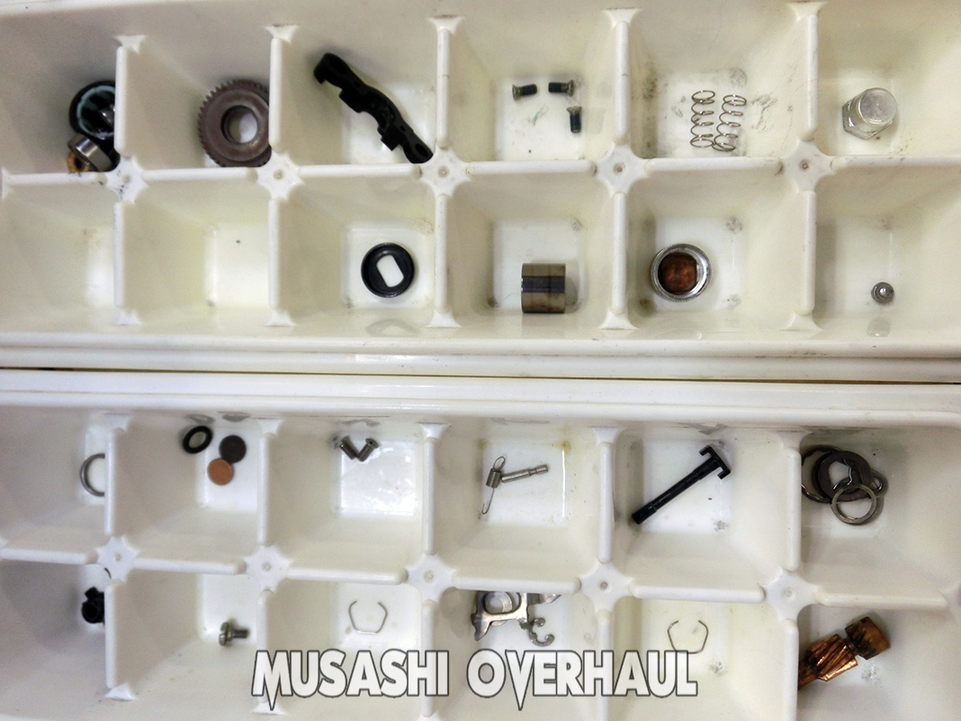 6 daiwa millionare cv z 203 l 00613824 4960652495301 reel sabi shuri overhaul mentenance shuri shashin