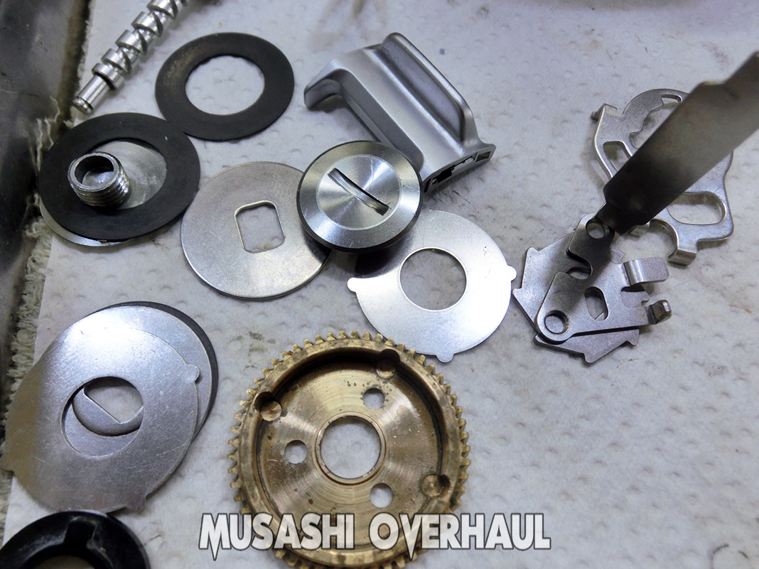 7 daiwa millionare cv z 203 l 00613824 4960652495301 reel sabi shuri overhaul mentenance shuri shashin