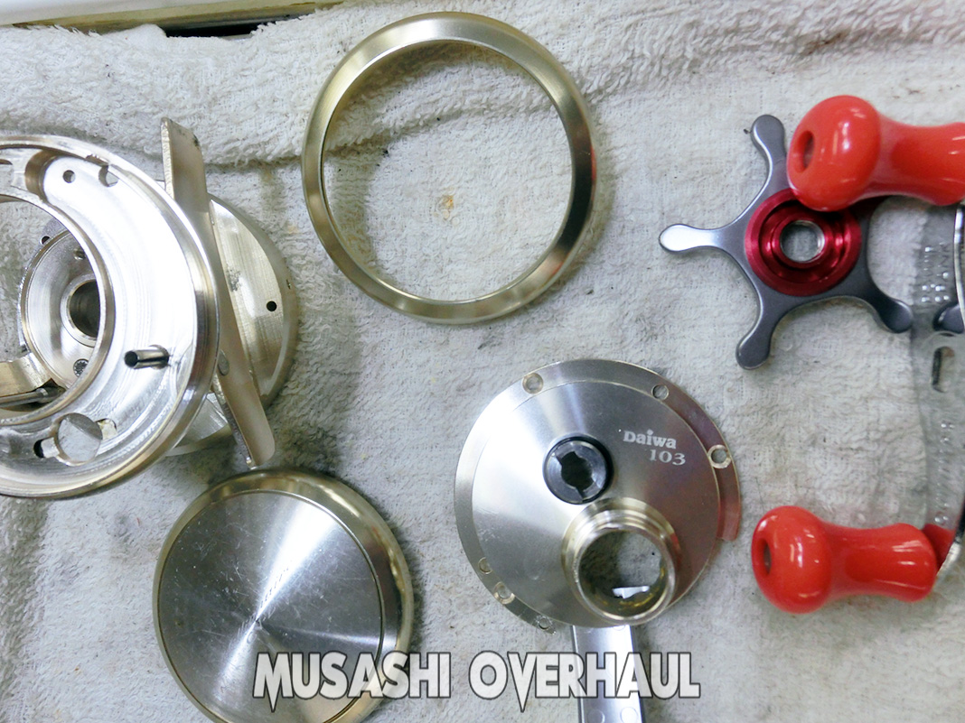 7 daiwa millionare cvz 103 00613822 4960652495295 reel sabi shuri overhaul mentenance shuri shashin