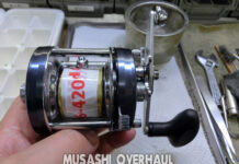 アブガルシア アンバサダー 5500C 噛み合わせが悪い メンテナンス写真