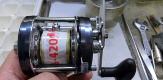 アブガルシア アンバサダー 5500C 噛み合わせが悪い メンテナンス写真