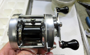 アブガルシア アンバサダー 5500C 内部固着 修理写真