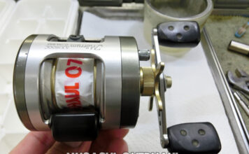 メンテナンス日記#1986:アブガルシア モラム SX1600C ウルトラマグ (1098620) ハンドル逆転 アブガルシア モラム SX1600C ウルトラマグ (1098620) ハンドル逆転修理写真