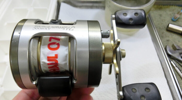 メンテナンス日記#1986:アブガルシア モラム SX1600C ウルトラマグ (1098620) ハンドル逆転 アブガルシア モラム SX1600C ウルトラマグ (1098620) ハンドル逆転修理写真