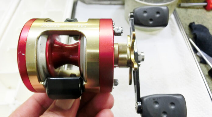 アブガルシア モラム SX3600C ウルトラマグ AE74 (レッド) 修理写真