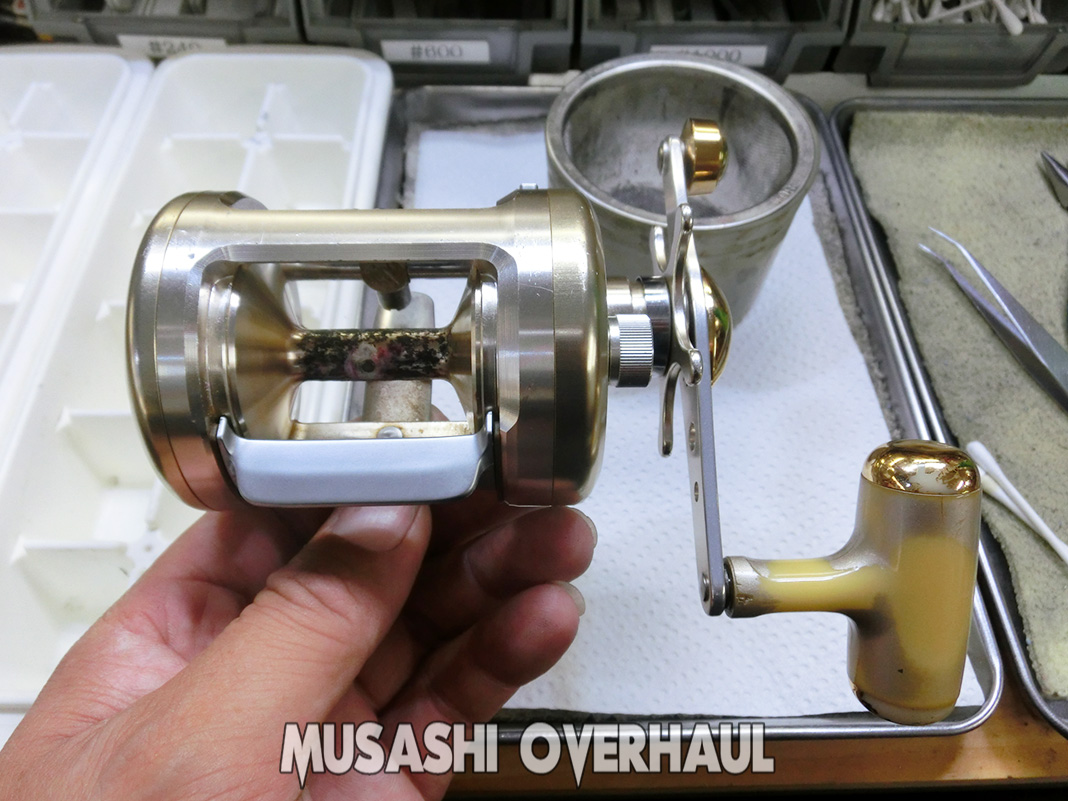 1 daiwa millionaire cvz 300f 00614723 4960652016865 overhaul bunkai tenkaizu hakai reel koshou kowareta shuri overhaul maintenance shuri nedan gyousha