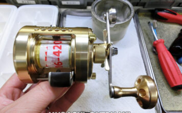 シマノ 01 カルカッタコンクエスト 400 (RH444) 酷い錆異常修理