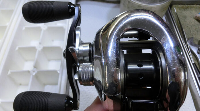 シマノ 06 アンタレス DC 7 左ハンドル (02007) メンテナンス修理写真