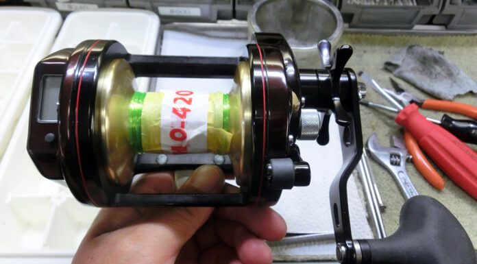 シマノ 07 海魂 DC 4000T (02130) 定期メンテナンス 修理写真
