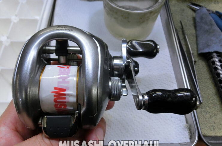 シマノ 07 メタニウムMG 右 (02117) XGハイギア化 メンテナンス修理写真