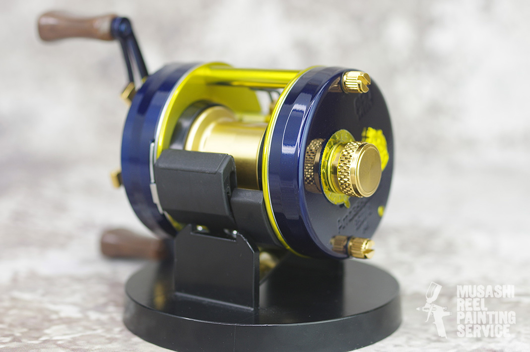 12 abu garcia ambassadeur 2500c iar blue yellow overhaul bunkai tenkaizu hakai reel koshou kowareta shuri overhaul maintenance shuri nedan gyousha