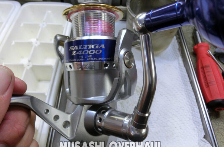 ダイワ 10 ソルティガ 4500 (00059505) 激しい異音調整写真