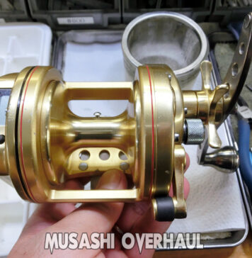 メンテナンス日記#2003:シマノ 08 海魂 3000TH (02261) メンテナンス&バッテリー交換 シマノ 08 海魂 3000TH (02261) メンテナンス 修理写真