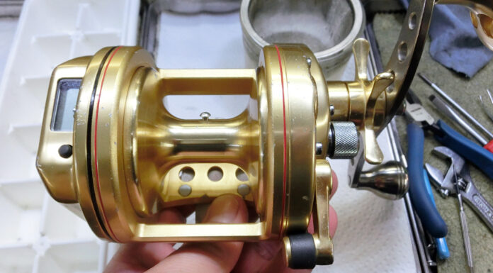 シマノ 08 海魂 3000TH (02261) メンテナンス 修理写真