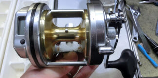 シマノ 09 スピードマスター石鯛 3000t (02334) メーター修理写真