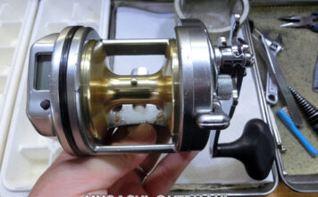 メンテナンス日記#2004:シマノ 09 スピードマスター石鯛 3000t (02334) メーター映らない シマノ 09 スピードマスター石鯛 3000t (02334) メーター修理写真