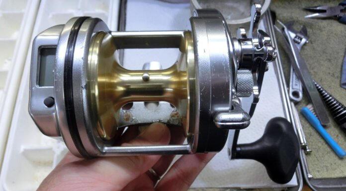 シマノ 09 スピードマスター石鯛 3000t (02334) メーター修理写真