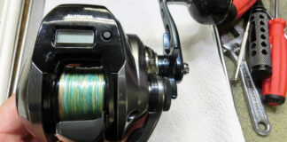 シマノ 18 グラップラープレミアム 150XG 右 (03898) メンテナンス修理写真