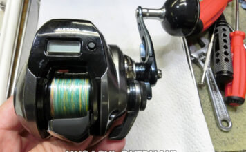 シマノ 18 グラップラープレミアム 150XG 右 (03898) メンテナンス修理写真