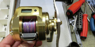 シマノ 18 オシアコンクエストCT 300HG 右 (03820) メンテナンス修理写真