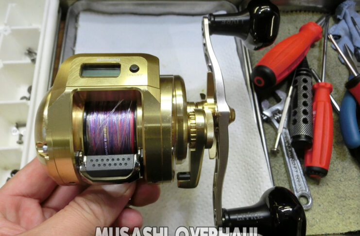 シマノ 18 オシアコンクエストCT 300HG 右 (03820) メンテナンス修理写真