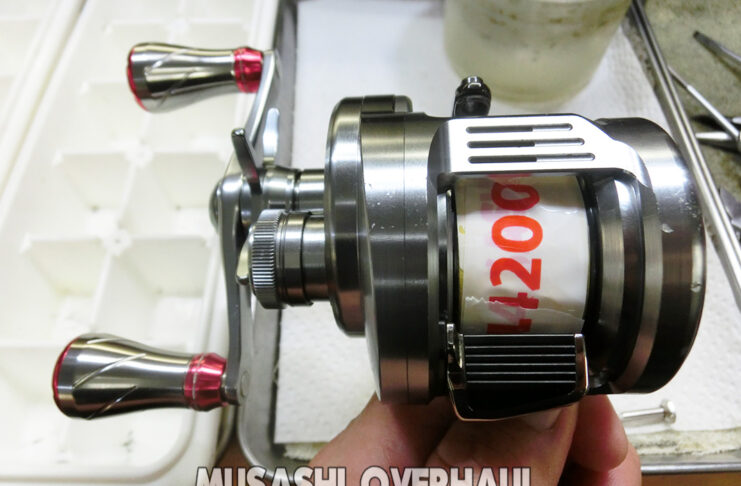 シマノ 19 カルカッタ コンクエスト DC 201 左 (039798) メンテナンス修理写真