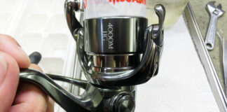 シマノ 22 ステラ 4000MHG (043955) (4969363043955) メンテナンス修理写真