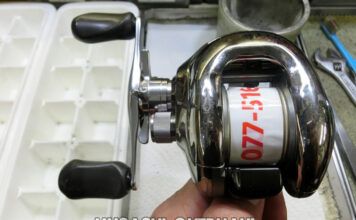 シマノ 99 スコーピオン アンタレス5 左 (RH224) クラッチが硬い メンテナンス修理写真