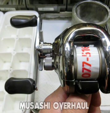 メンテナンス日記#2022:シマノ 99 スコーピオン アンタレス5 左 (RH224) クラッチが硬い シマノ 99 スコーピオン アンタレス5 左 (RH224) クラッチが硬い メンテナンス修理写真