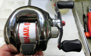 シマノ アンタレスAR (RH225) (017345) ハンドル逆転修理写真