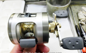 メンテナンス日記#2063:アブガルシア モラム SX1600C ウルトラマグ (1098620) ハンドル逆転 アブガルシア モラム SX1600C ウルトラマグ (1098620) ハンドル逆転修理写真