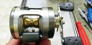 アブガルシア モラム SX3600C ウルトラマグ (シルバー) メンテナンス修理写真