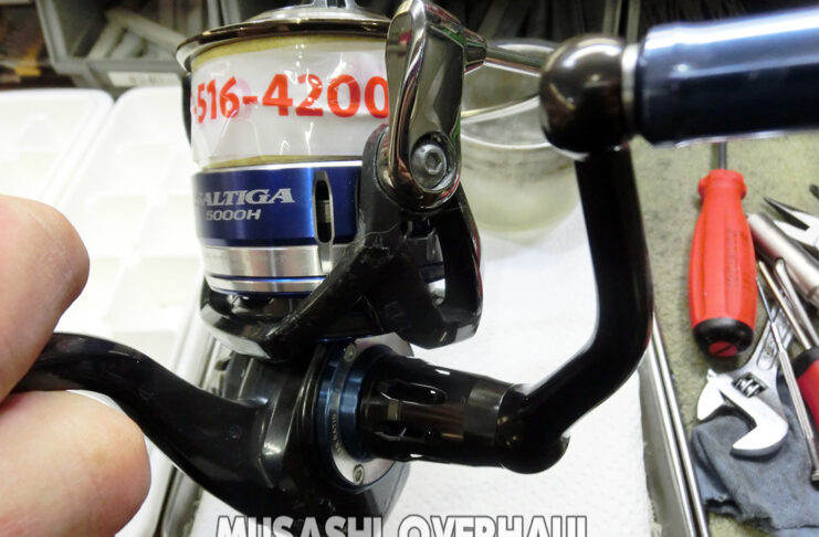 ダイワ 15 ソルティガ 5000H (00059557) オーバーホール大失敗修理写真