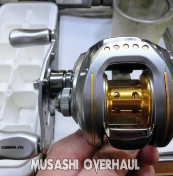 ダイワ TD ジリオン 100HL (00614051) ハンドル重い 修理写真