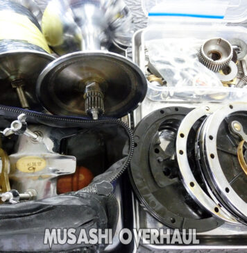 ペンインターナショナル リールセネター 7/0 分解修理写真