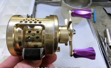 シマノ 01 カルカッタ コンクエスト 100 (01565) 激しい異音修理写真