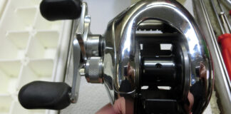 シマノ 06 アンタレスDC 左 (02005) ハンドル逆転修理写真