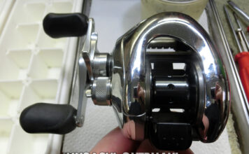 シマノ 06 アンタレスDC 左 (02005) ハンドル逆転修理写真