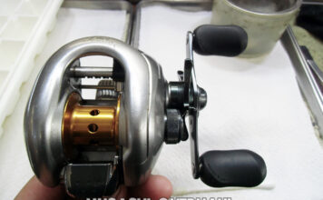 シマノ 07 メタニウム 右 (02117) ハンドル逆転修理写真