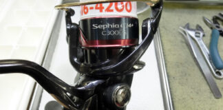 シマノ 08 セフィアCI4 C3000S SD71 (02317) メンテナンス修理写真