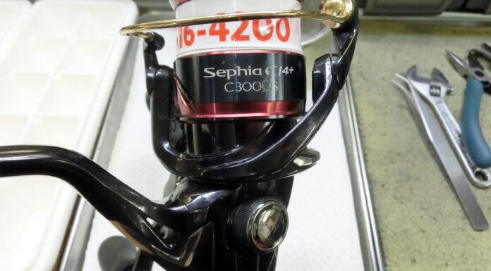 シマノ 08 セフィアCI4 C3000S SD71 (02317) メンテナンス修理写真