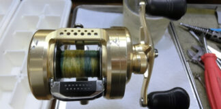 シマノ 15 カルカッタコンクエスト 400 (03361) (4969363033610) メンテナンス修理写真