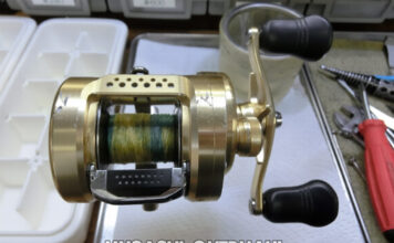 シマノ 15 カルカッタコンクエスト 400 (03361) (4969363033610) メンテナンス修理写真