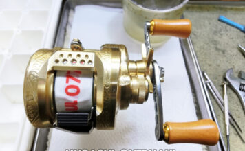 シマノ 22 カルカッタコンクエスト 200XG (044402) (4969363044402) メンテナンス修理写真