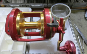 ダイワ 03 シーライン石鯛 Z40WH遠投 (00607816) (4960652484541) 激しい異音とメーター交換写真